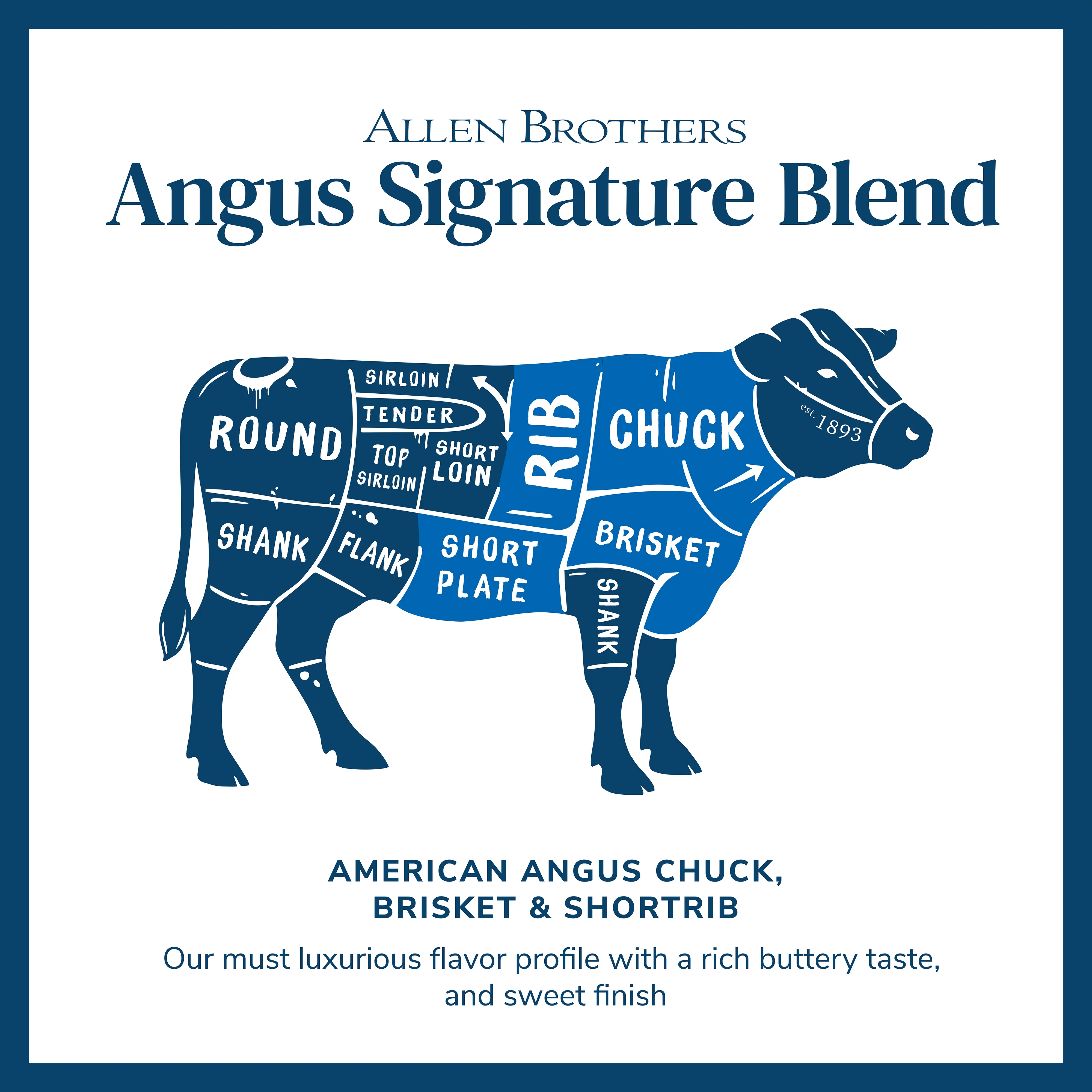 AB Angus Signature Blend Cow Graphic
