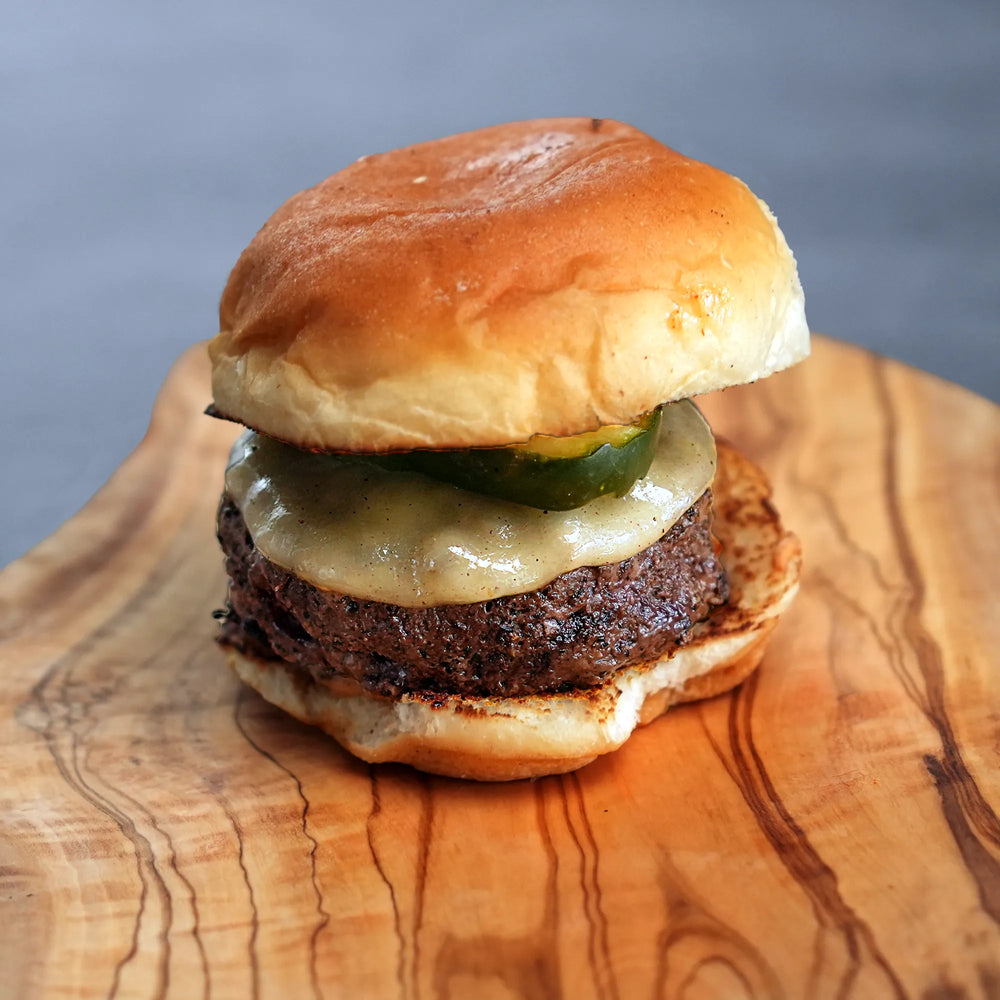 Burger_Slider on cutting board