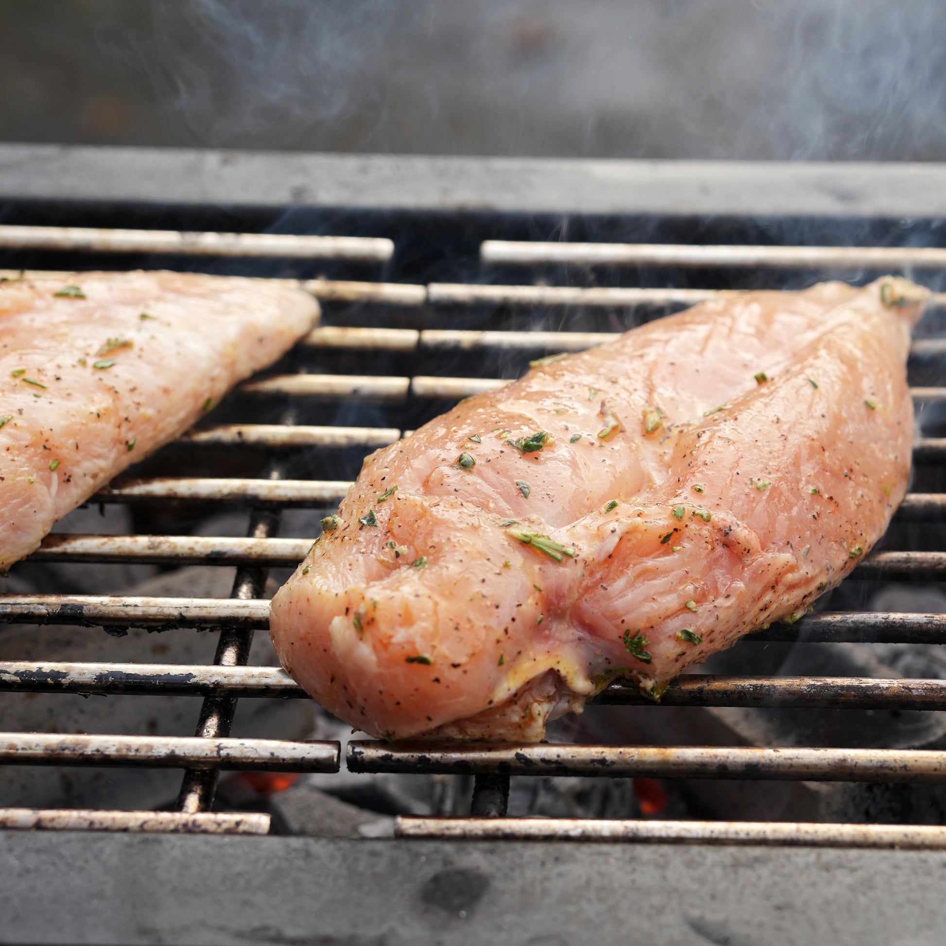 Allen Brothers Organic Boneless Skinless Chicken Breast on the Grill