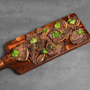 Cooked Short Ribs on Cutting Board