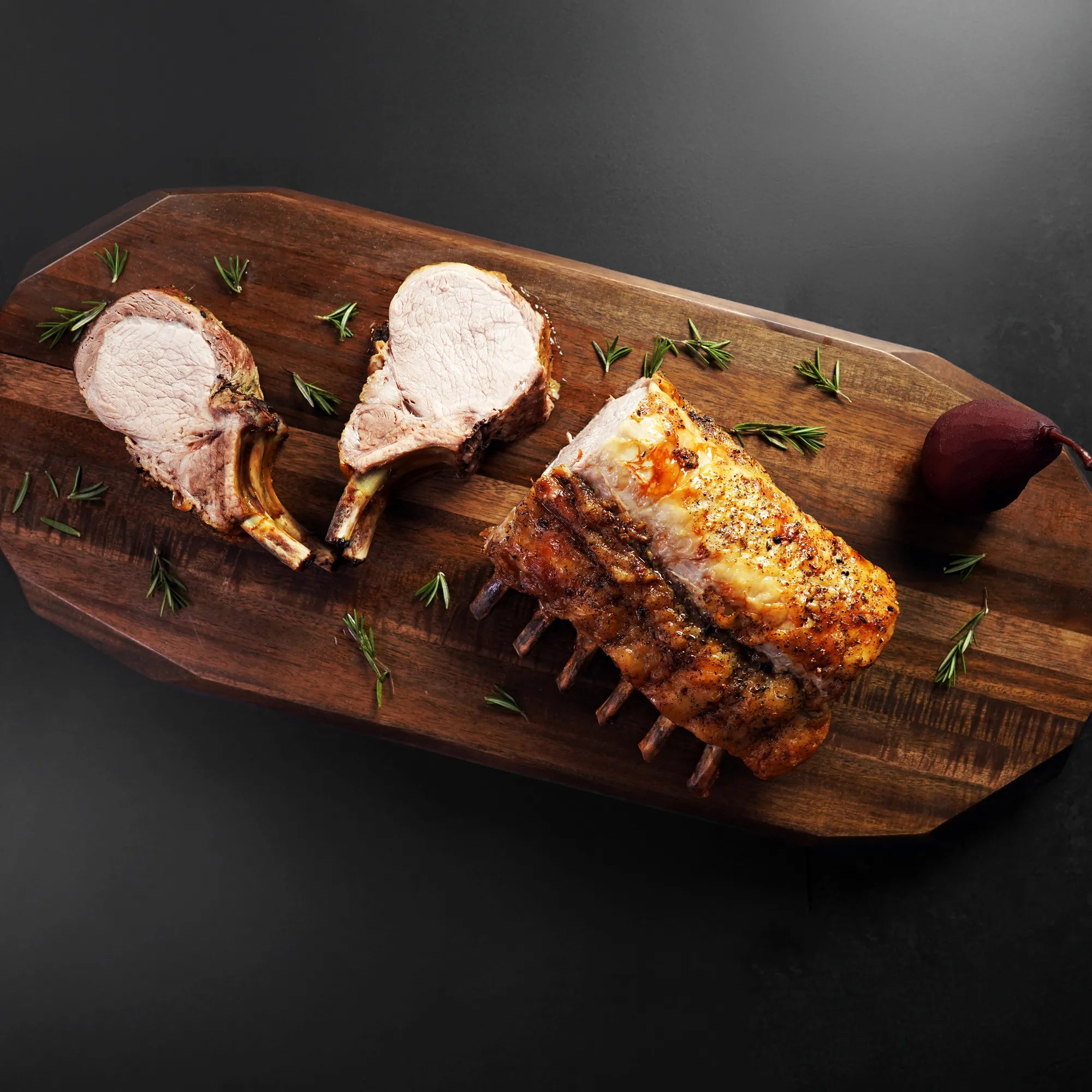 cooked Pork Frenched 10-Bone Roast
