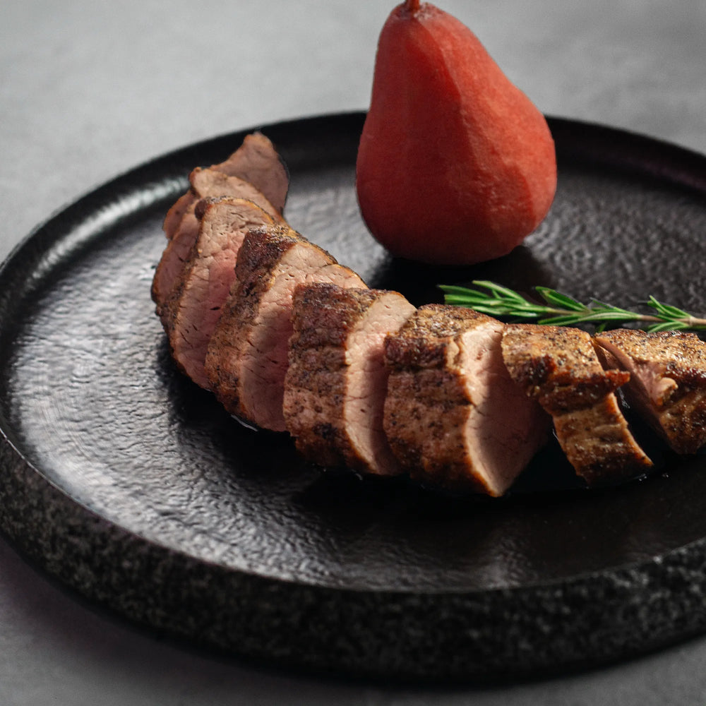Sliced pork loin