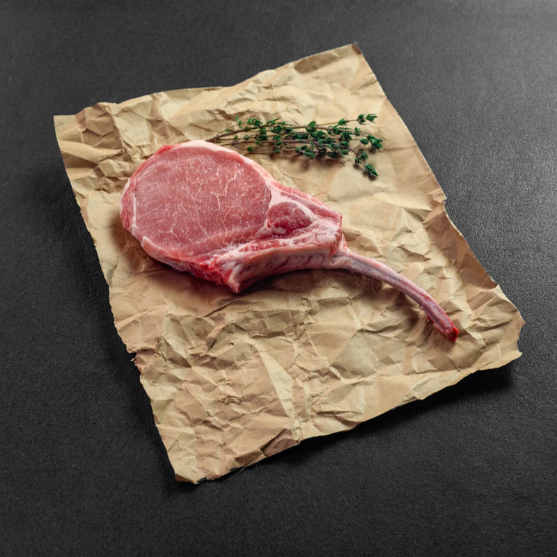 Pork Frenched Tomahawk Chop