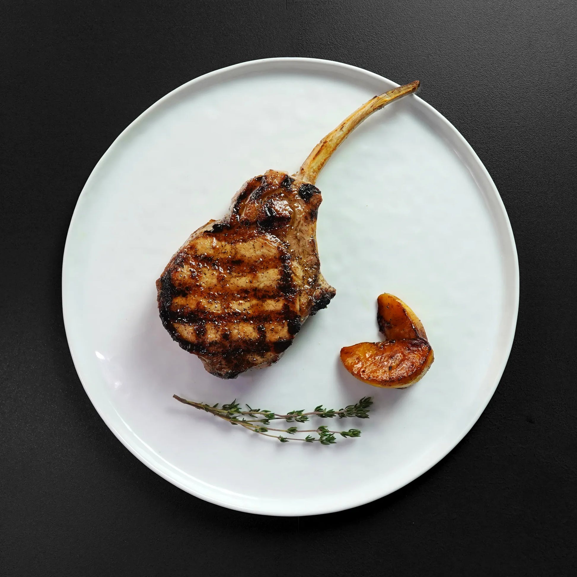 Cooked Pork Tomahawk