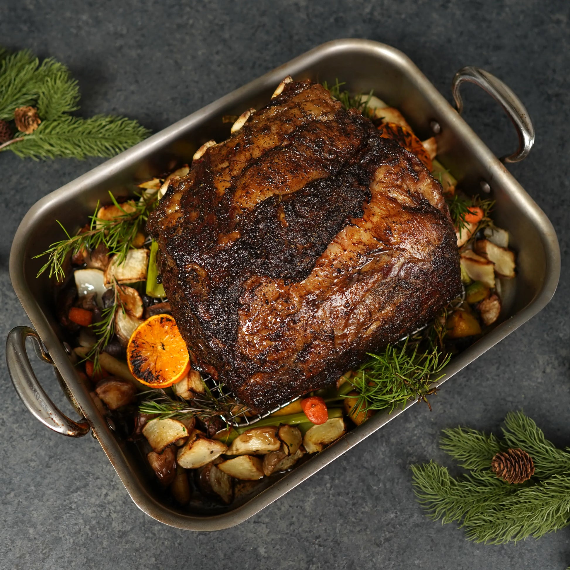 Prime 3 Bone Roast Cooked