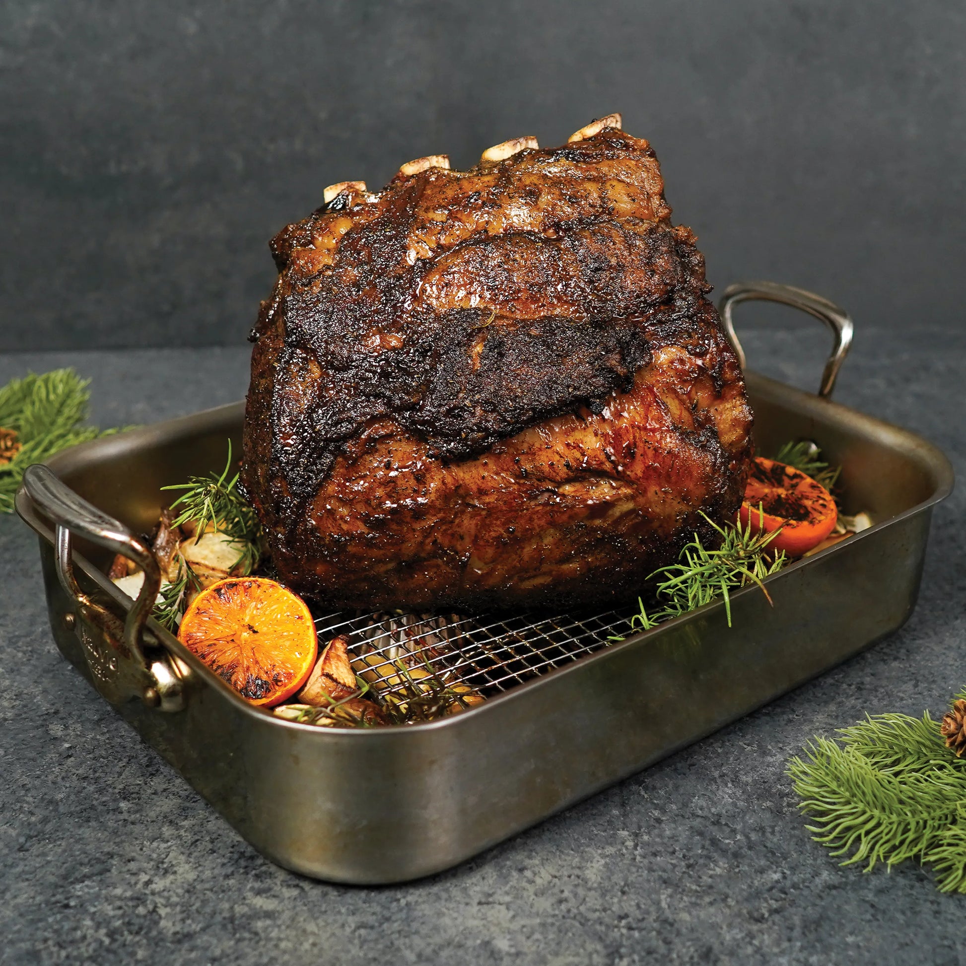 Prime 3 Bone Roast Cooked