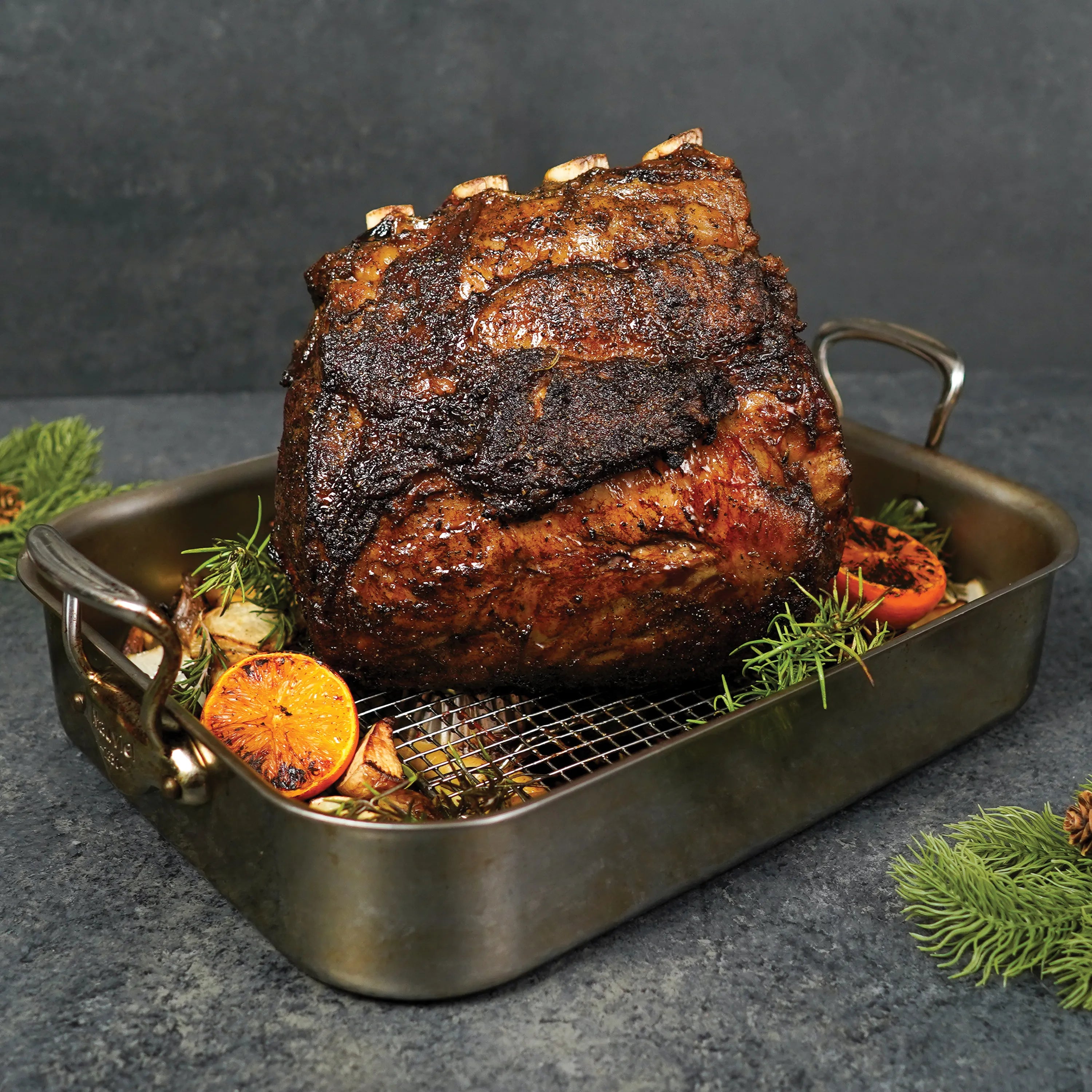 Prime 3 Bone Roast Cooked