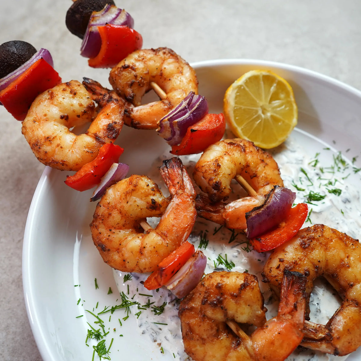 Cooked Shrimp Kebab