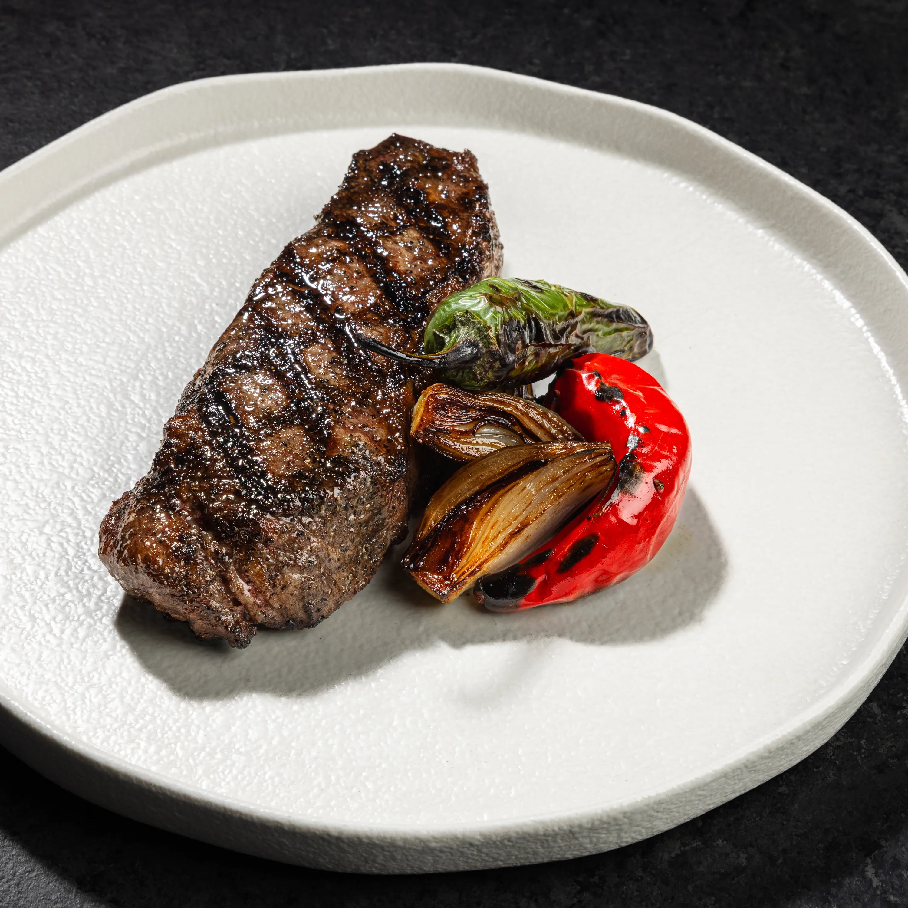 Cooked Strip on Plate angle2