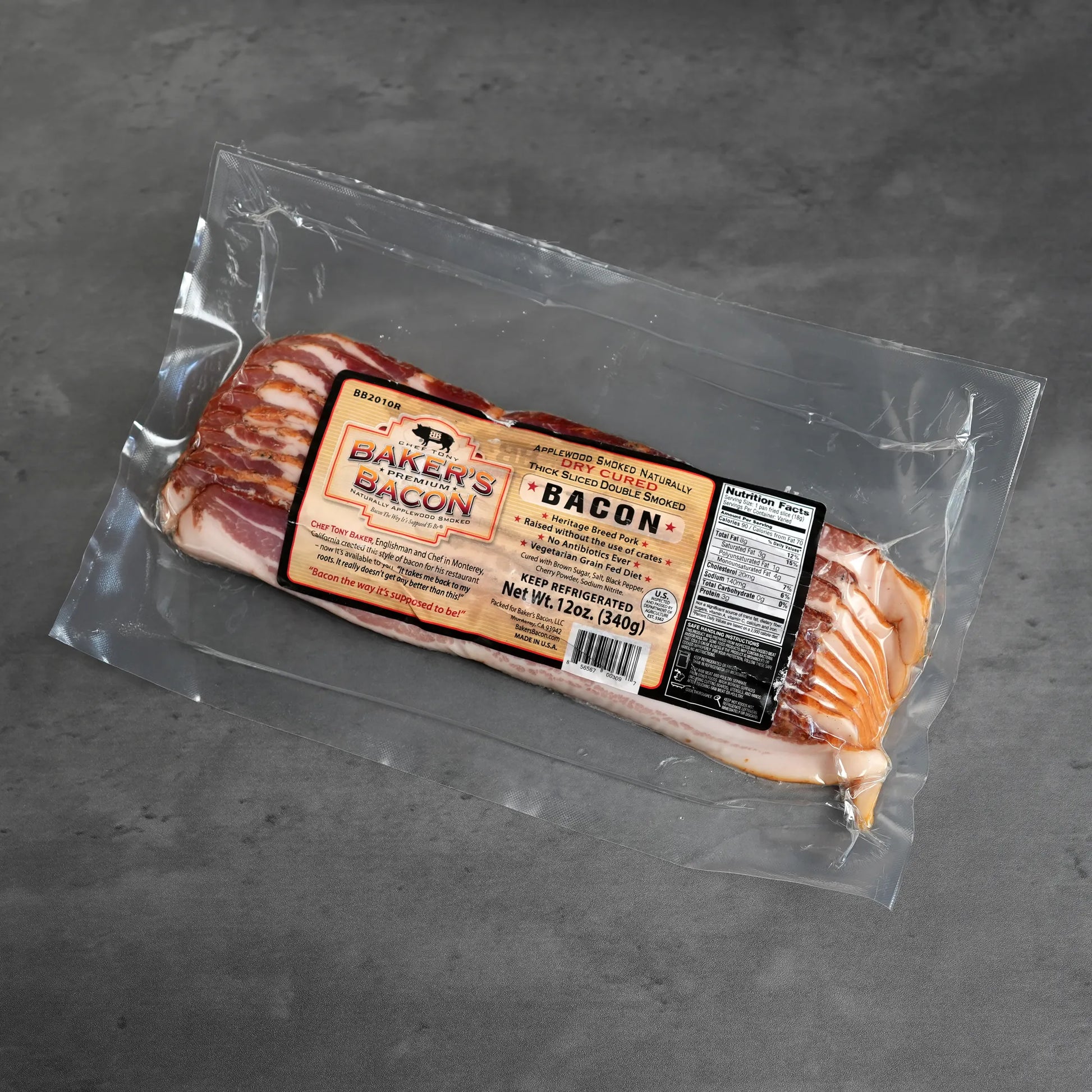 Baker's Dry Cured Bacon in package