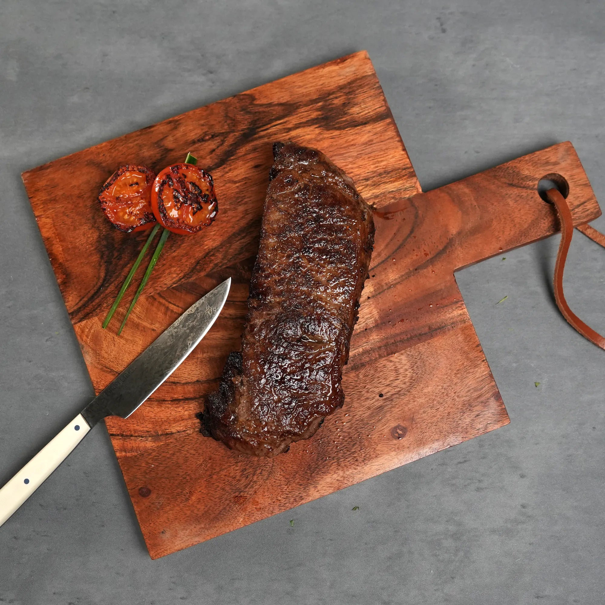 Cooked BNLS Strip Steak