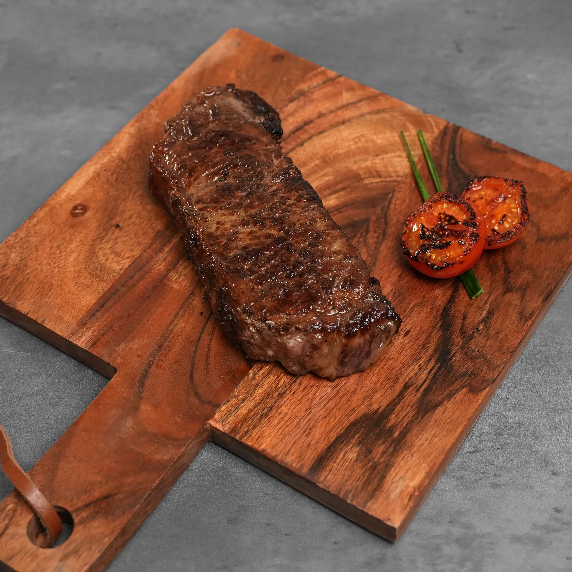 Cooked BNLS Strip Steak