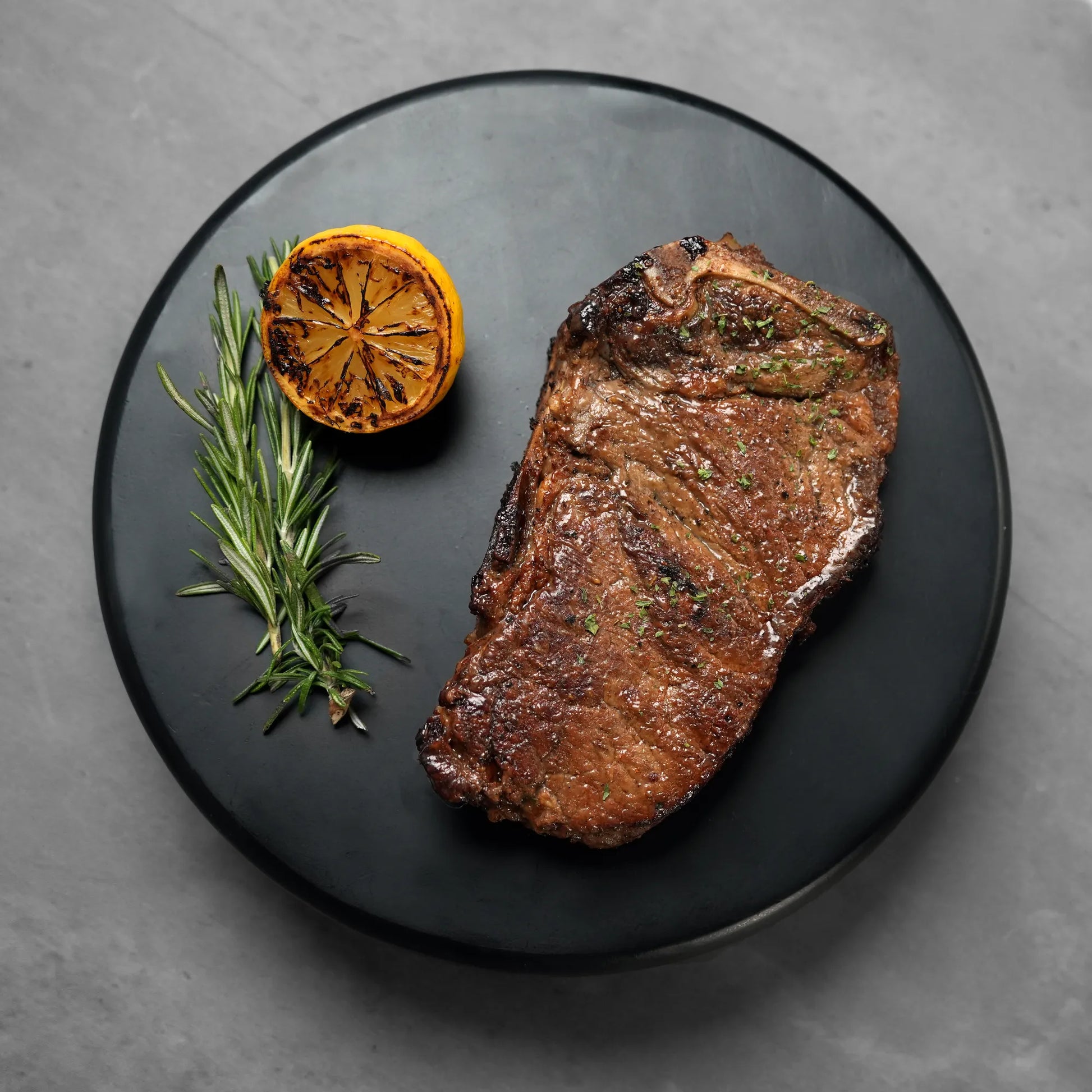 Cooked Bone-In Strip Steak 