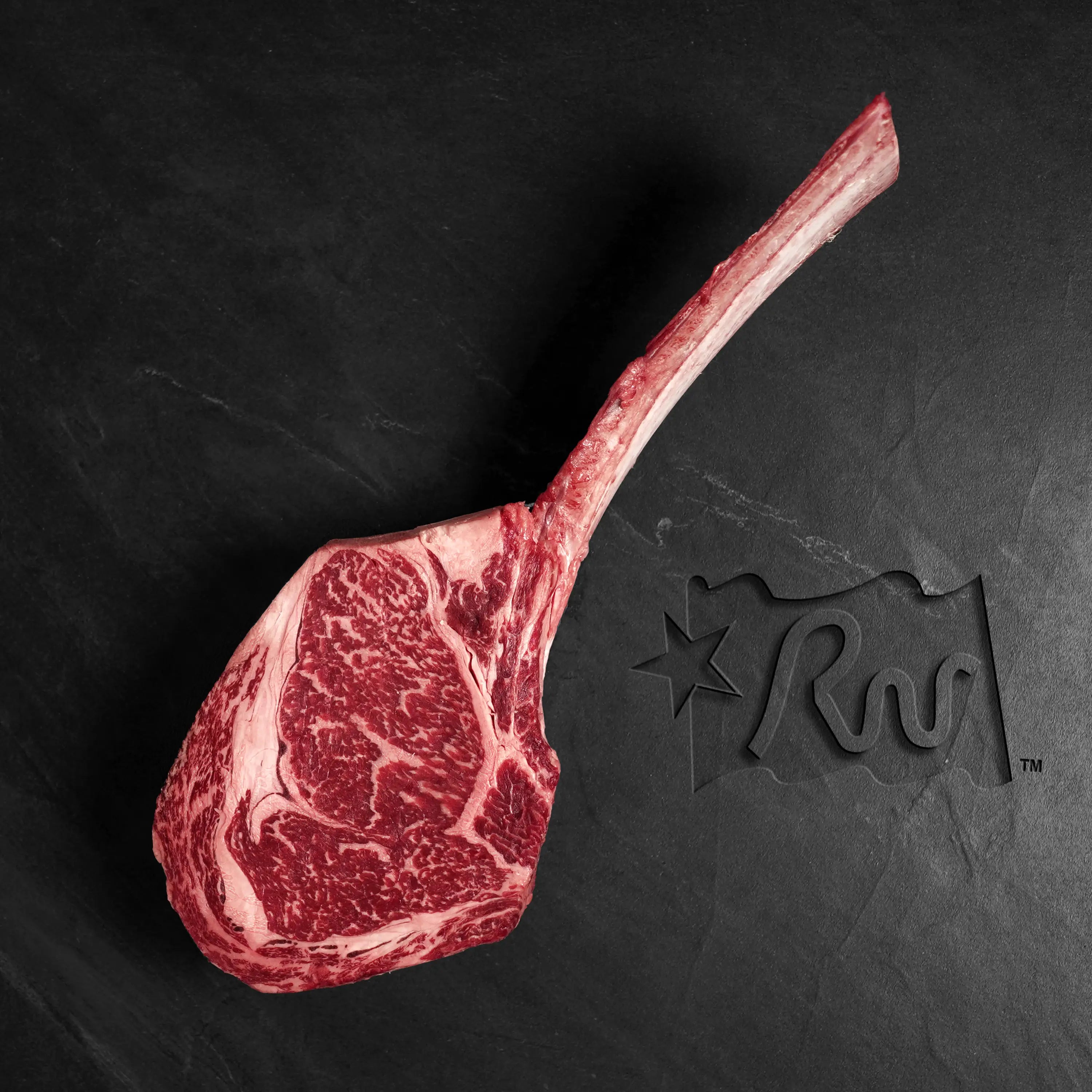 RW Wagyu Tomahawk on Black