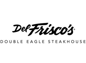 Del Frisco's Double Eagle Steakhouse logo on a white background
