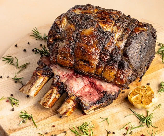 USDA Prime Bone-In Rib Roast â€“ Boned & Tied