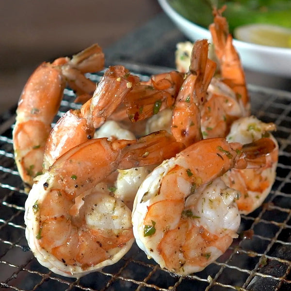Jumbo White Shrimp & Giant Black Tiger Shrimp