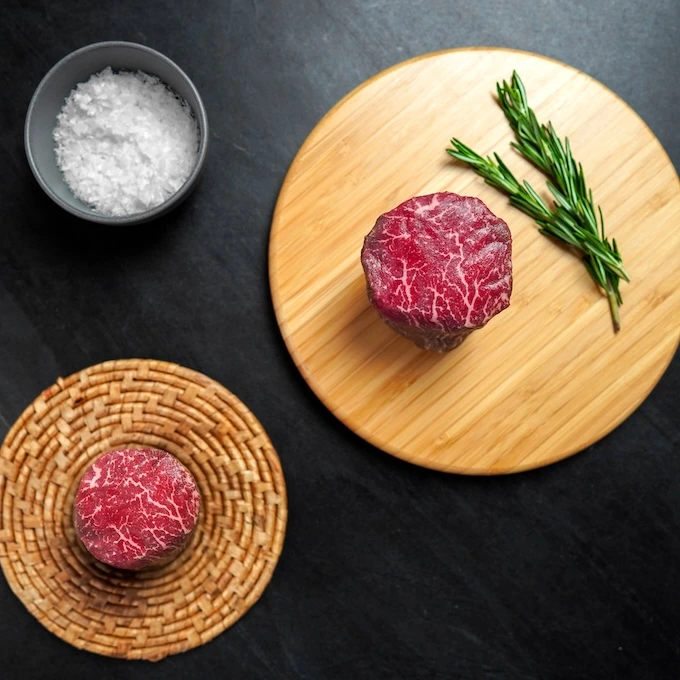 A5 Snow-Aged Wagyu Tenderloin Medallions | Allen Brothers