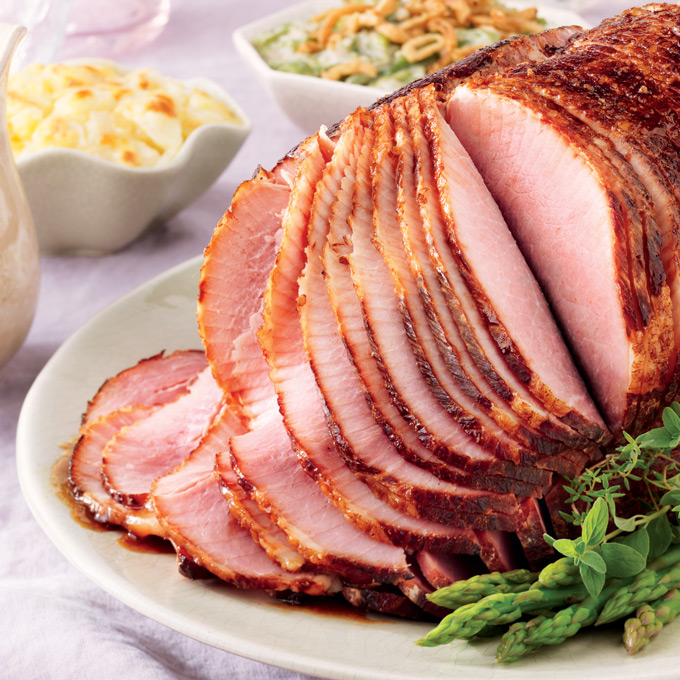 Spiral-Cut Honey Glazed Ham