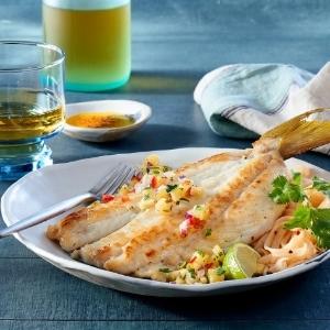 Butterflied Yellowtail Snapper