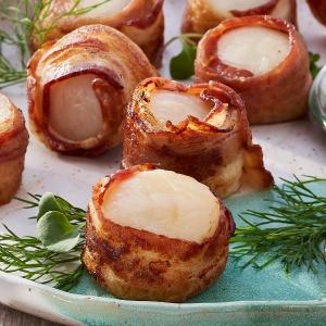 Colossal Bacon Wrapped Scallops