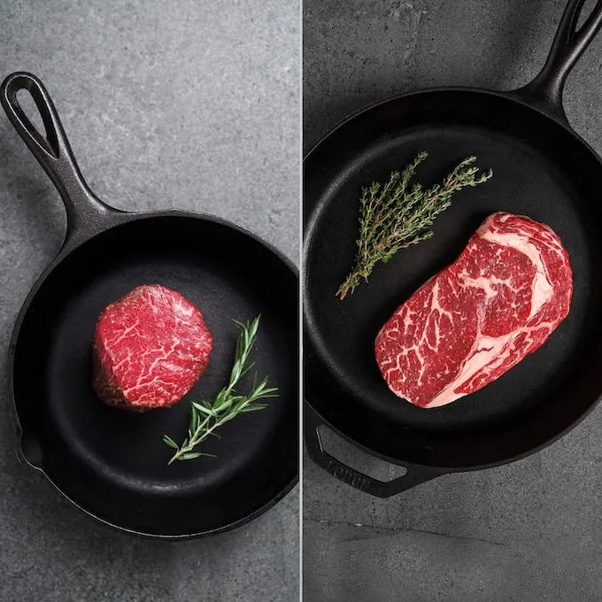 Prime Steak Filet/Strip Combo XL