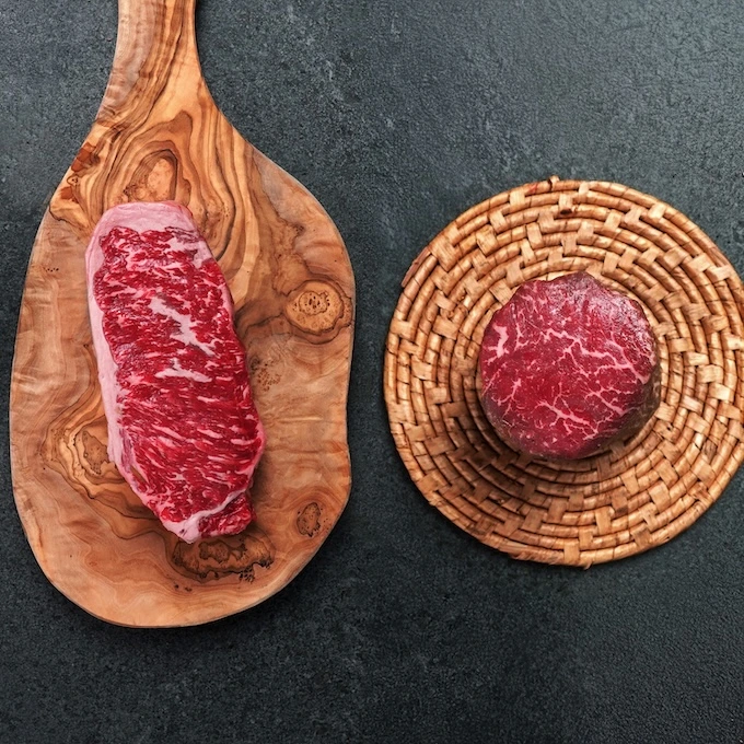 His & Hers Prime Steak Filet/Strip Combo